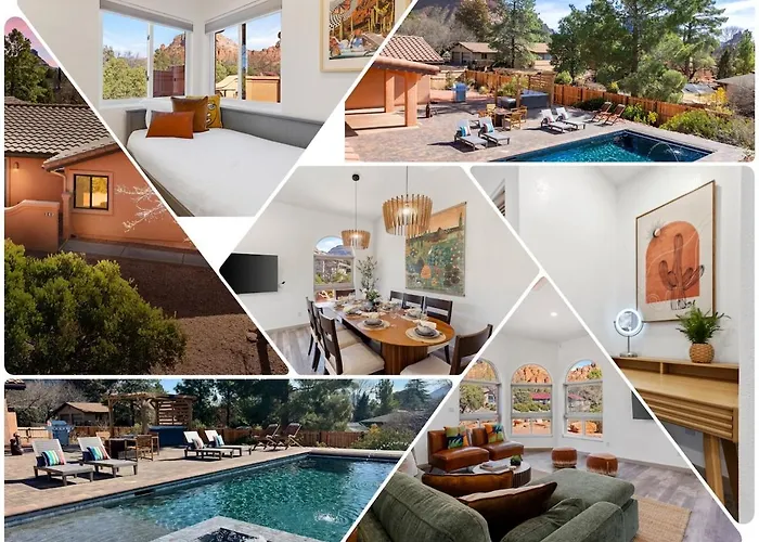 Scenery With Amazing Red Rock Views, Pool, And Game