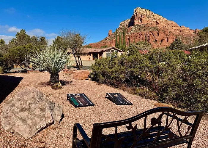 Villa Scenery With Amazing Red Rock Views, Pool, And Game Sedona