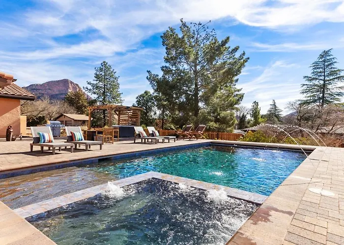 Villa Scenery With Amazing Red Rock Views, Pool, And Game *